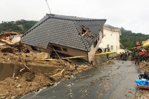 楠根救急隊の活動現場