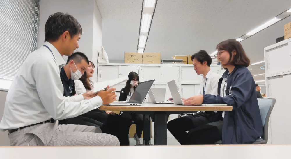 仕事の様子