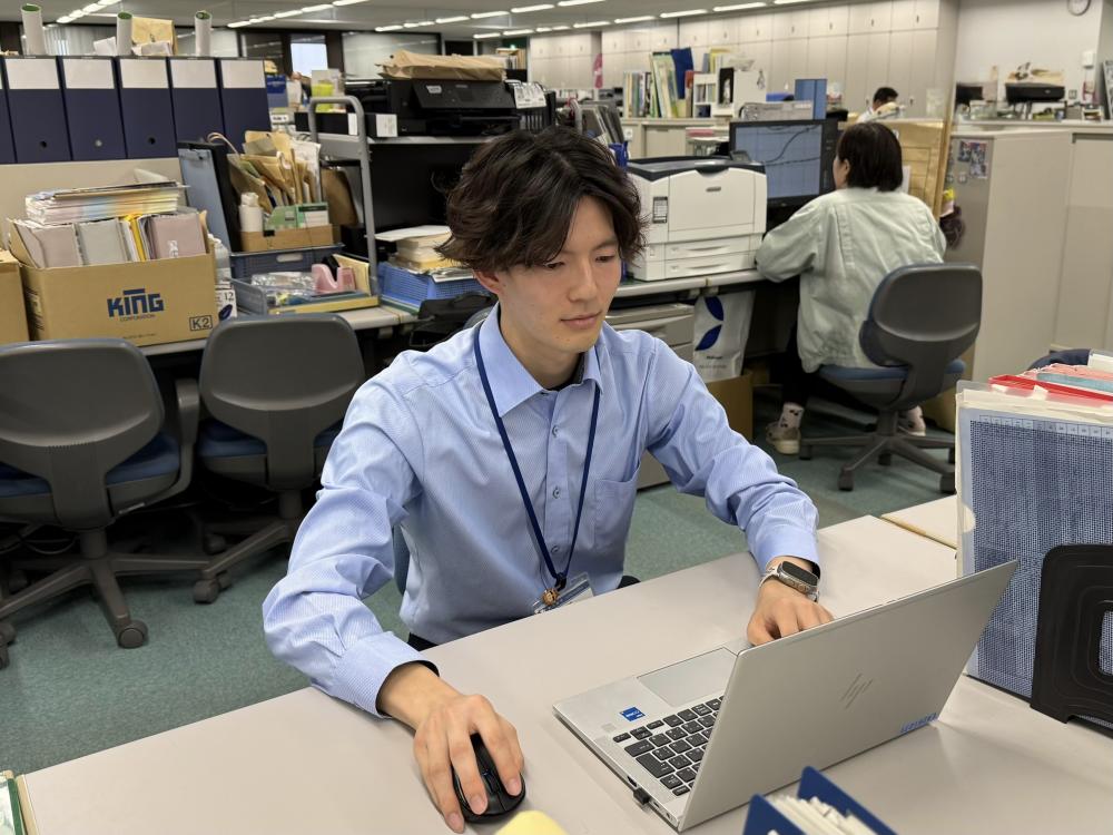 仕事の様子