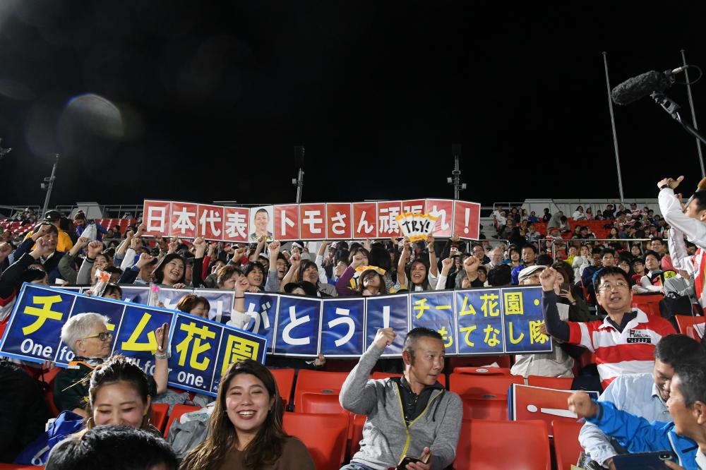 トンプソン選手を地元から応援