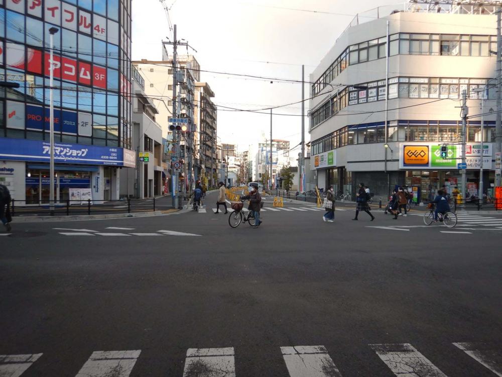 小坂駅付近からの様子