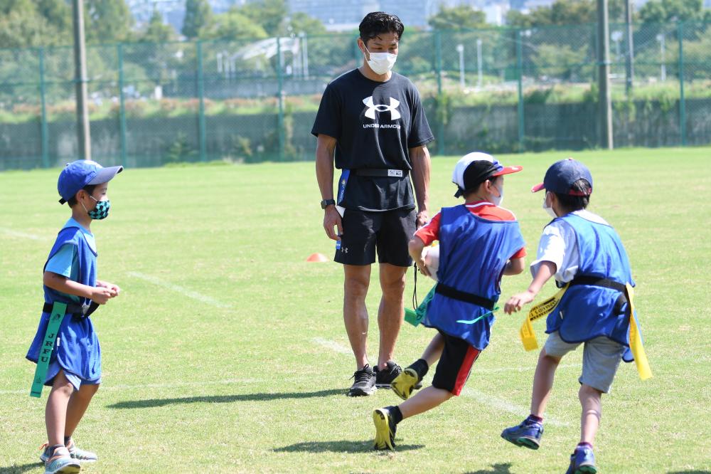 廣瀬選手の体験会の様子その1