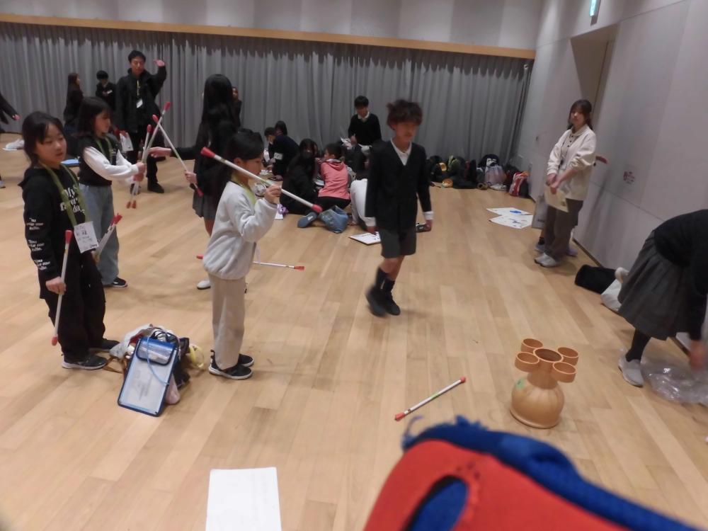 文化創造館のブース交流の様子1