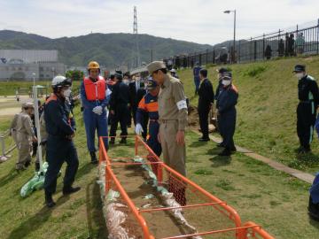 恩智川水防事務組合水防訓練