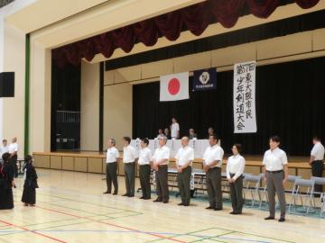 第57回東大阪市民少年剣道大会開会式