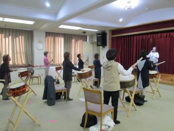 2月和太鼓教室の写真