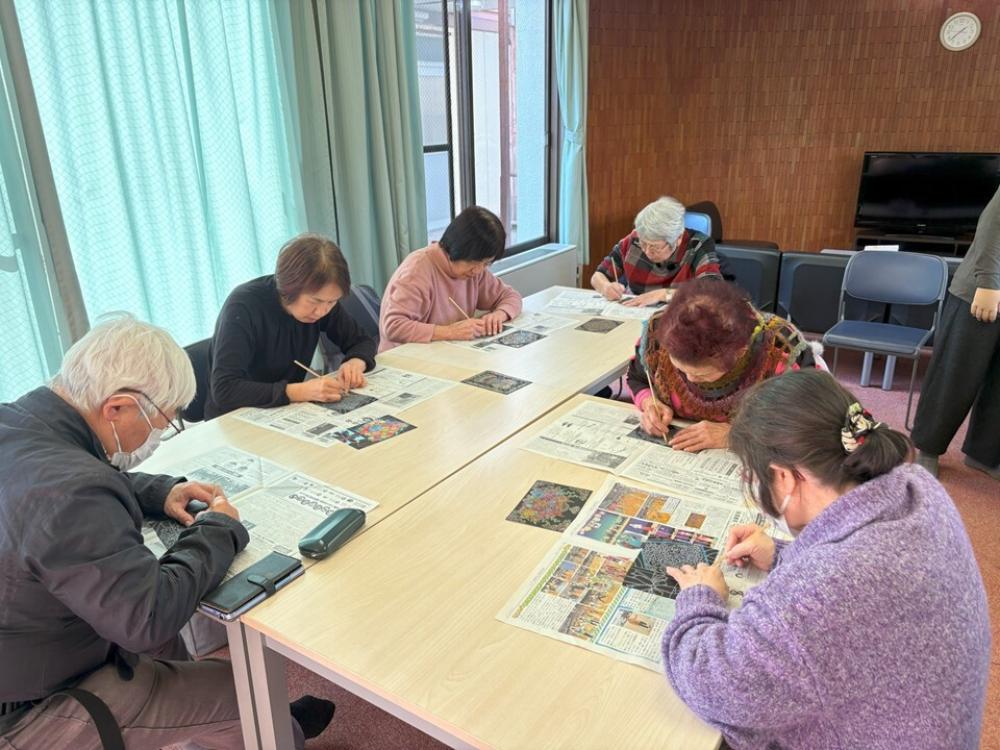 スクラッチアートの写真2