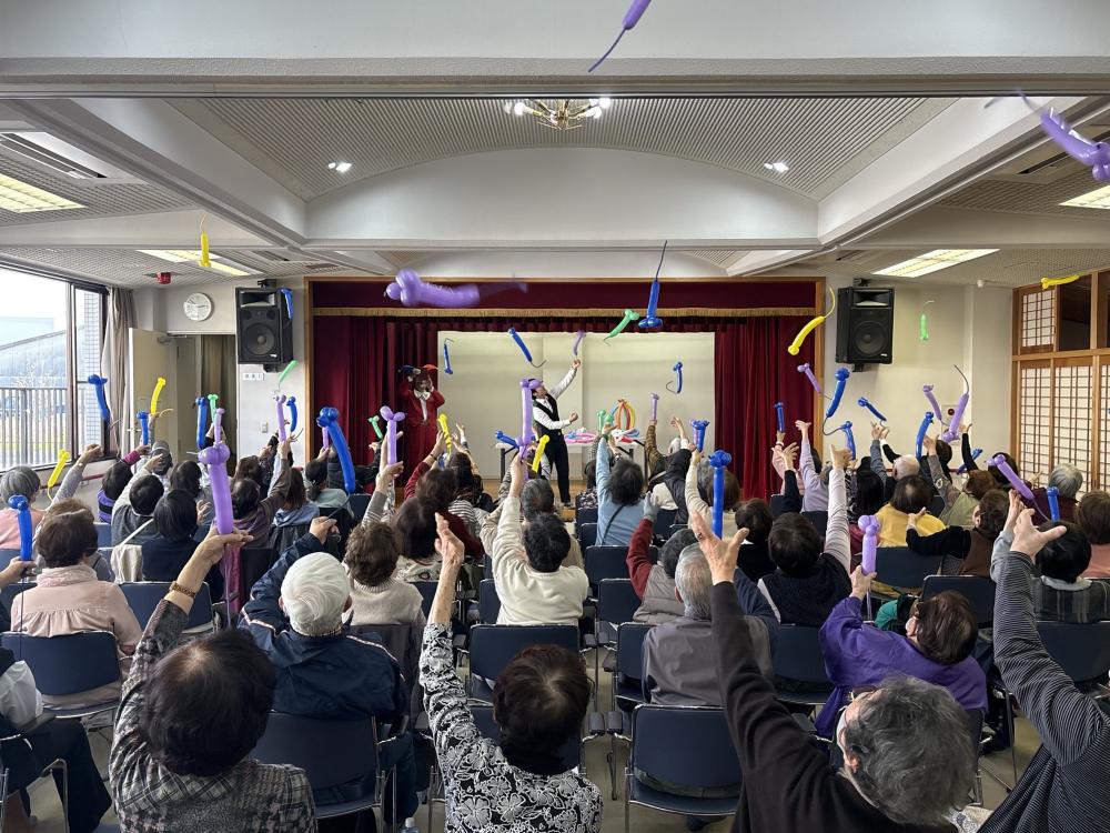 マジックバルーンショーの写真