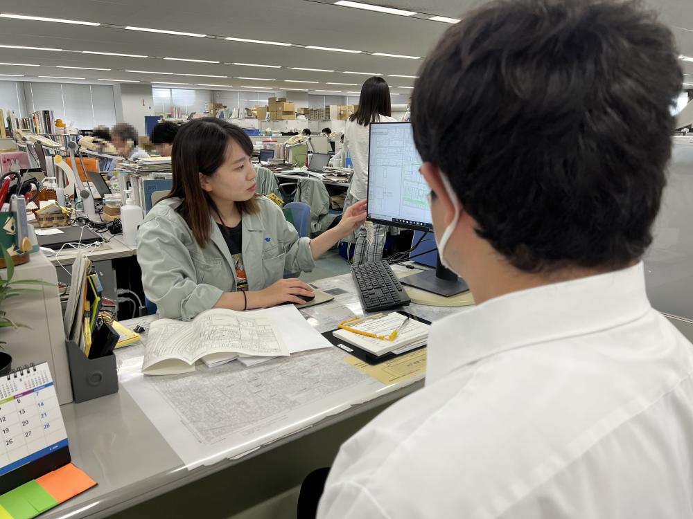 仕事の様子