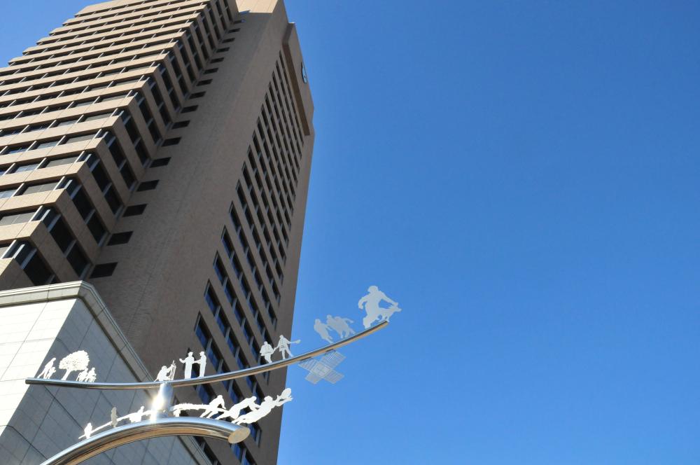 A 市役所本庁舎外観