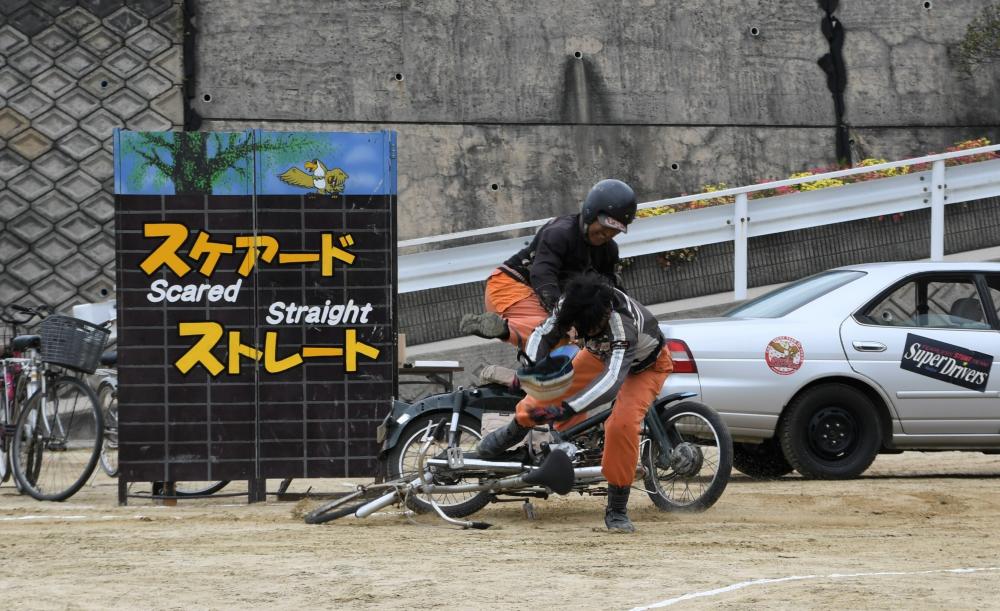 スタントマンによる再現1