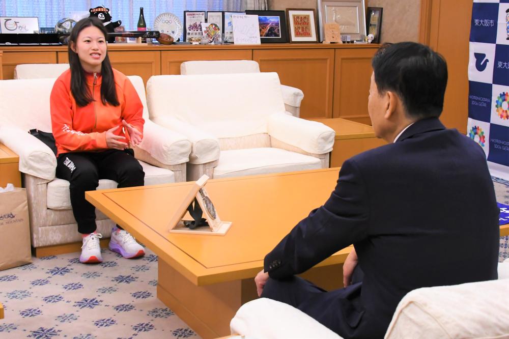 表敬訪問の様子