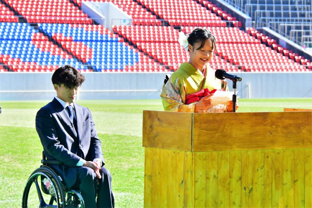 参加者代表誓いの言葉