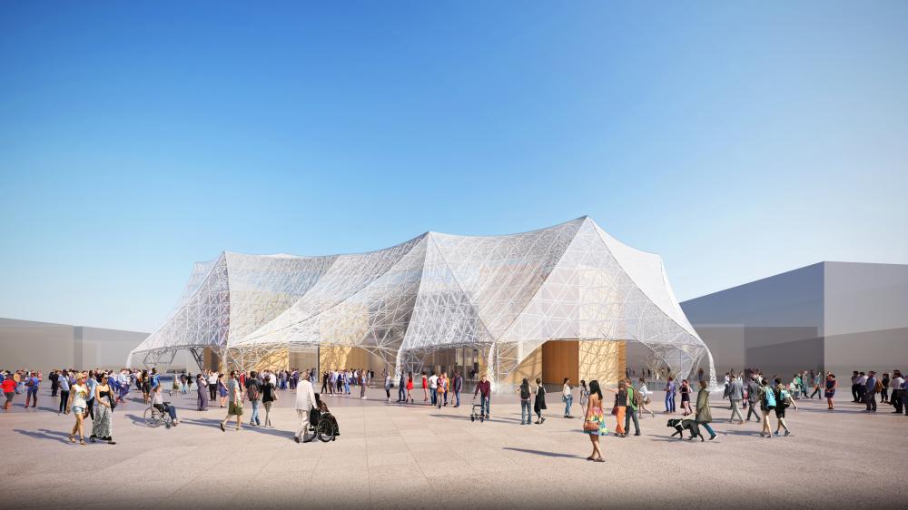 大阪ヘルスケアパビリオン外観