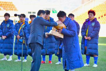 第105回全国高等学校ラグビーフットボール大会決勝・閉会式の写真