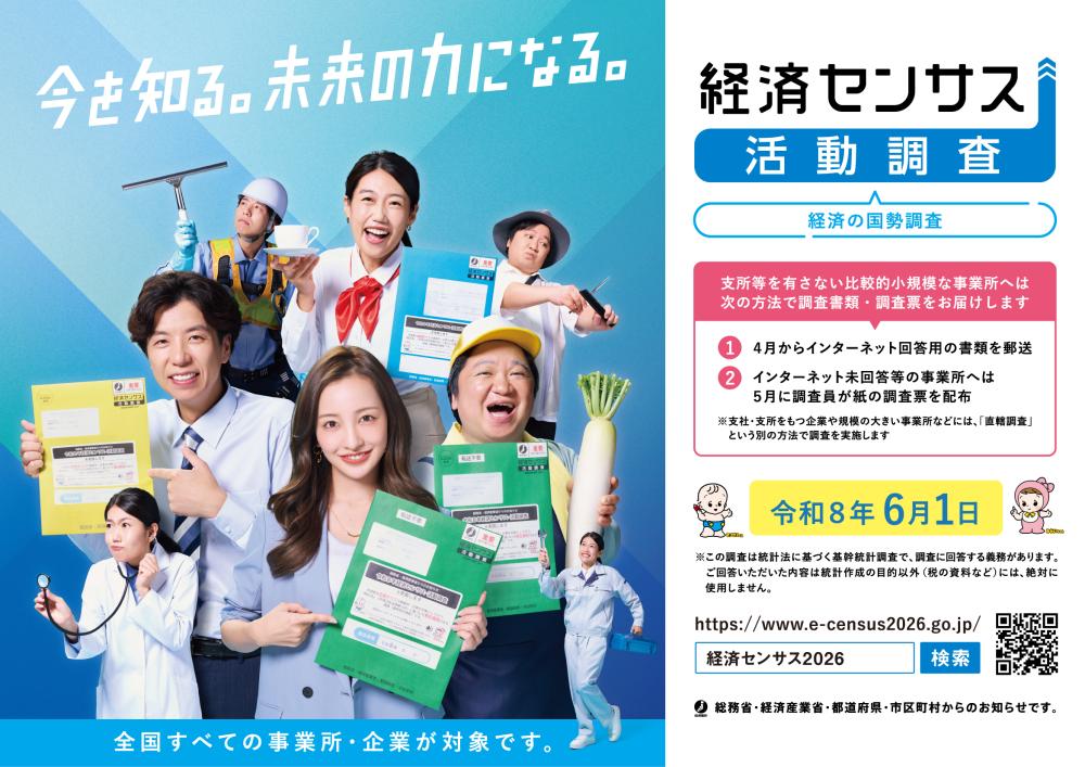 令和8年度経済センサス活動調査画像