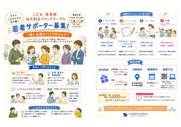 「こども・若者版 地方創生ラウンドテーブル」若者サポーターを募集します！