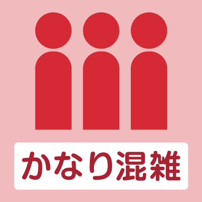 かなり混雑