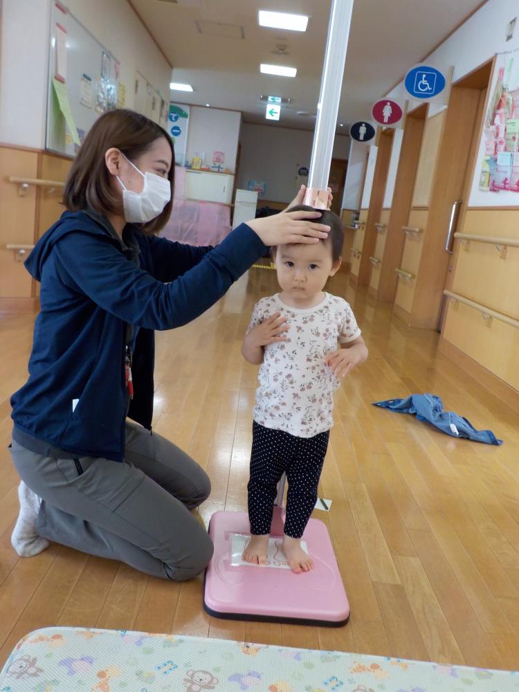 子育て支援センターで身体測定 健康相談 東大阪市